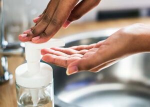what non compliance means during hand washing