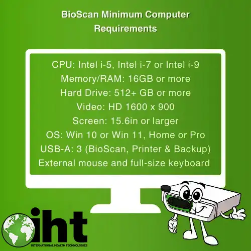 bioscan computer requirements
