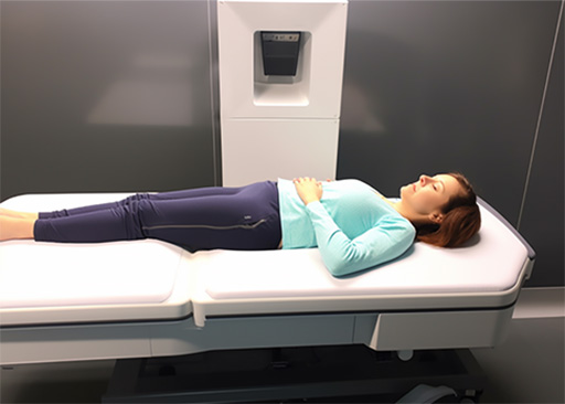 Patient-lying-fully-clothed