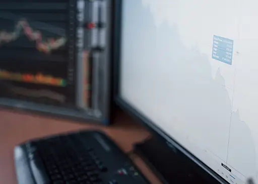 clinical informatics reviewing health trends on computer screen