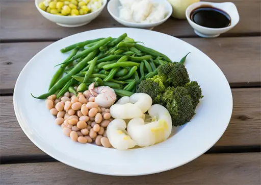 plate of healthy food