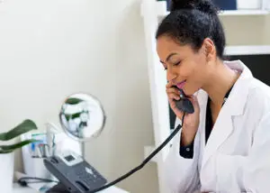 nurse responsible for medical case management using telephone