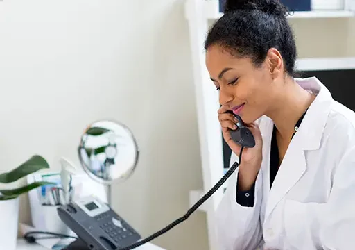 nurse responsible for medical case management using telephone